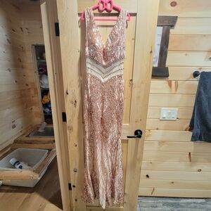 Elegant Sequin Evening Gown